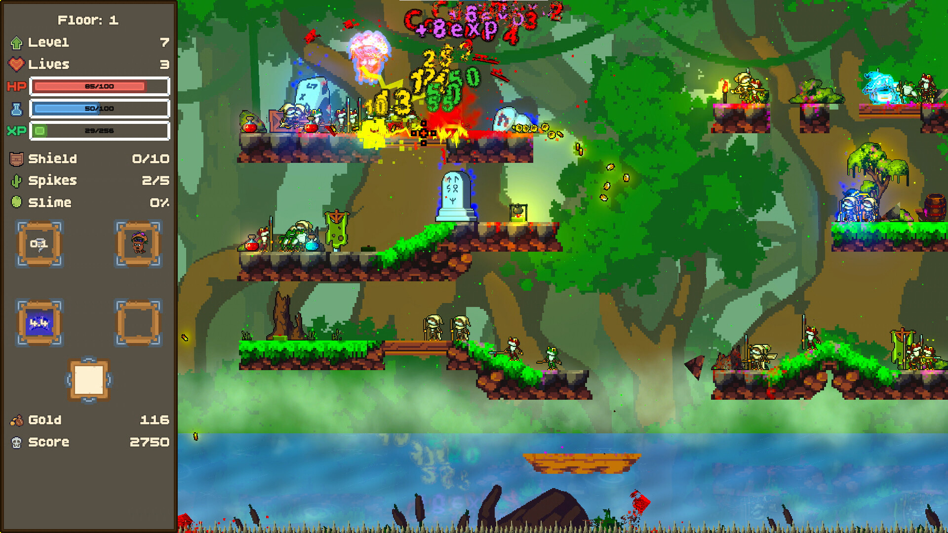 Shroomanoid: breakout action roguelike screenshot #4