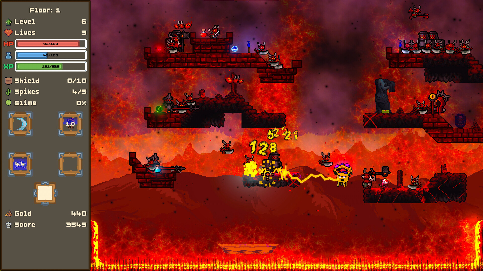 Shroomanoid: breakout action roguelike screenshot #3