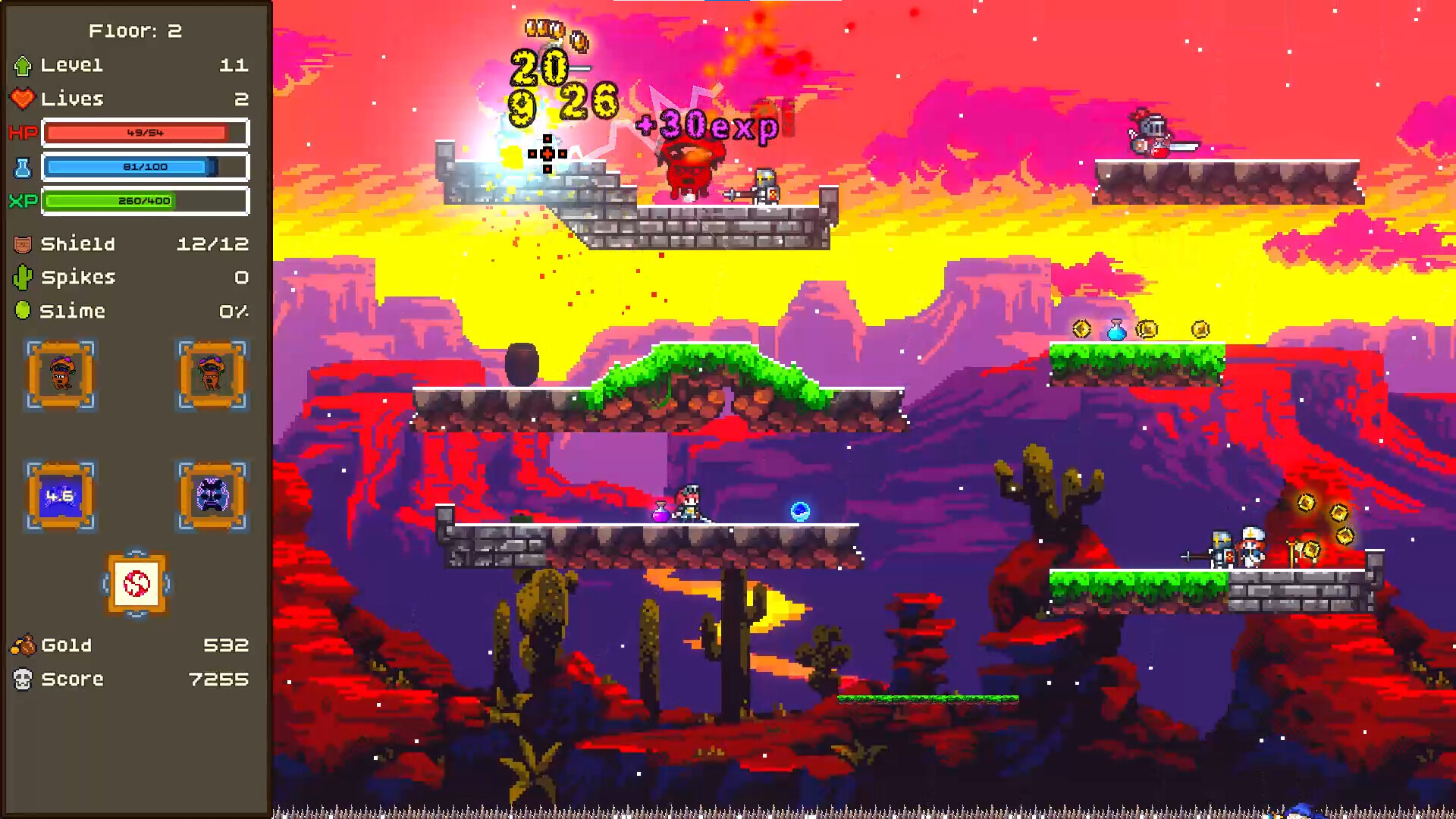 Shroomanoid: breakout action roguelite screenshot 3