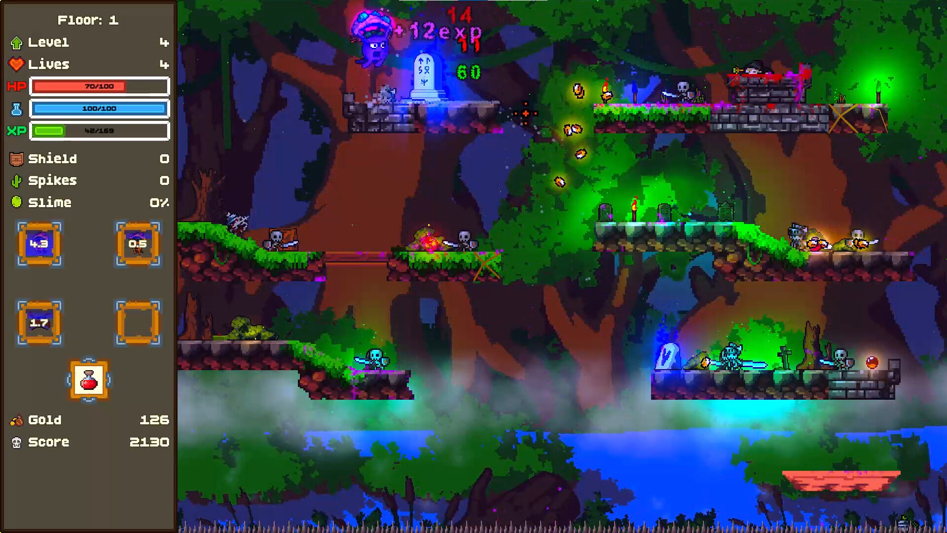 Shroomanoid: breakout action roguelite screenshot 5