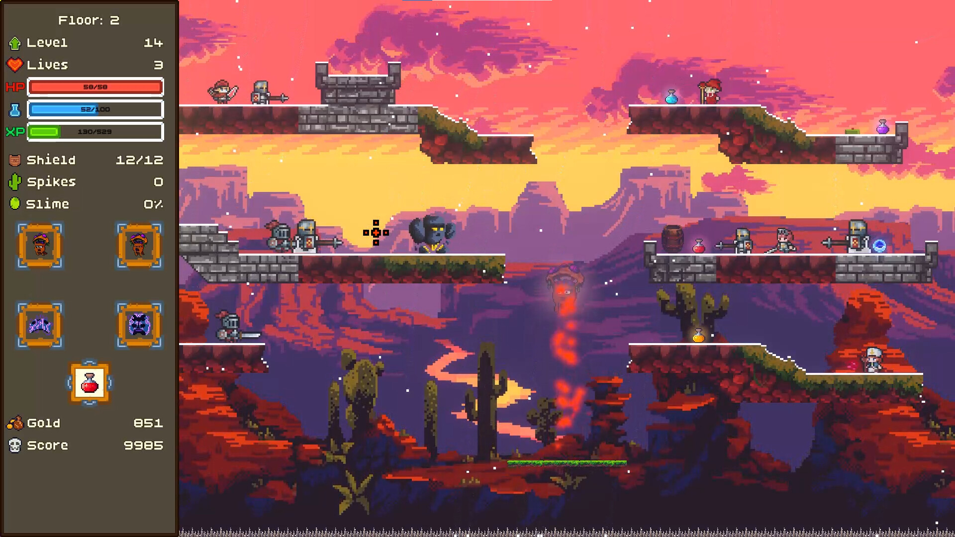 Shroomanoid: breakout action roguelite screenshot 6