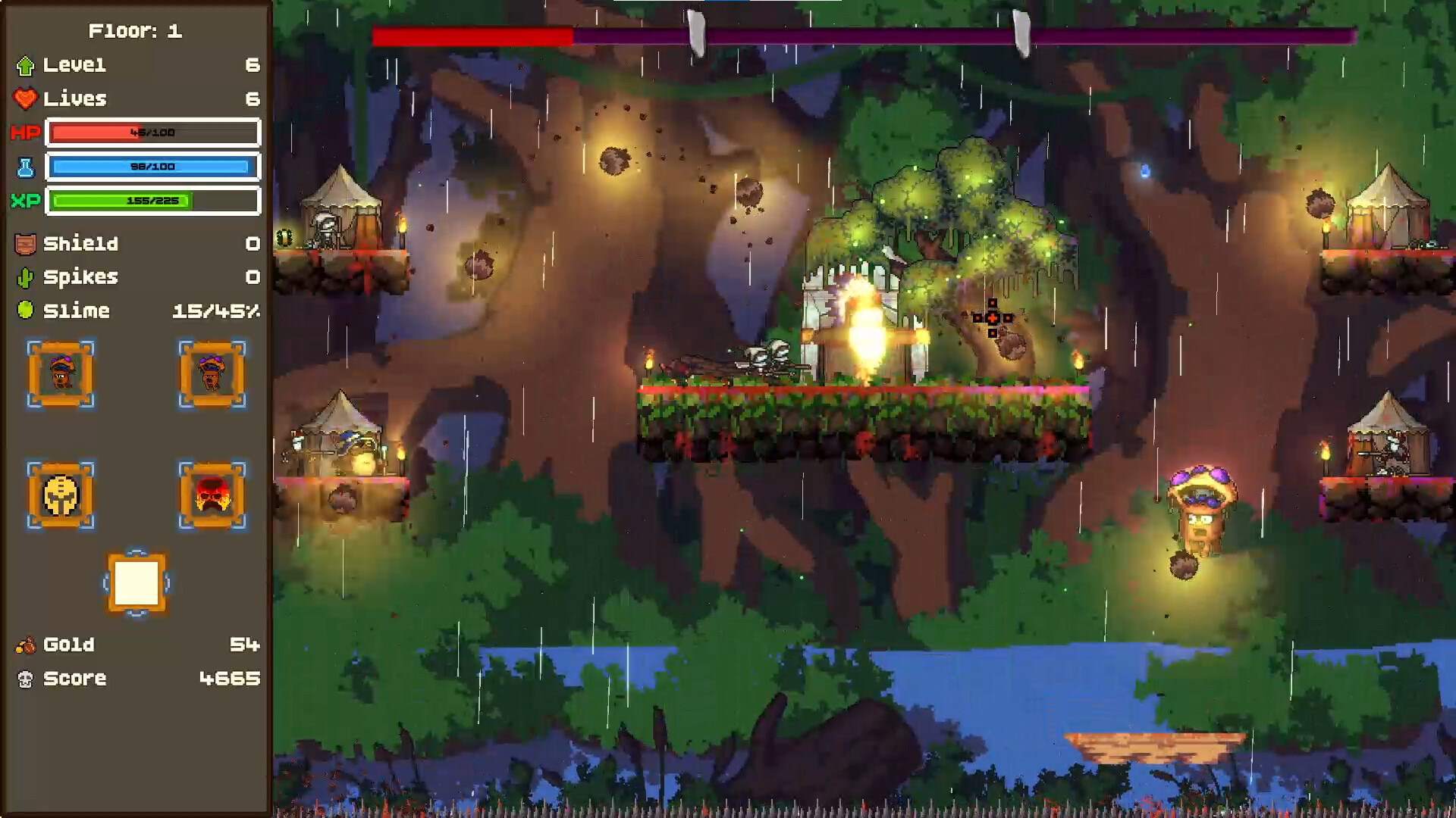 Shroomanoid: breakout action roguelite screenshot 7