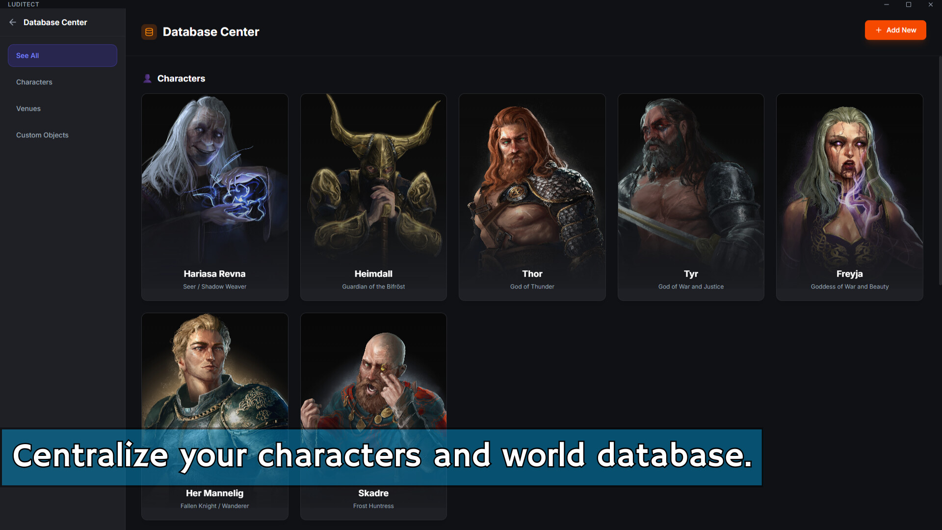 Luditect: Game Design Tool screenshot 1