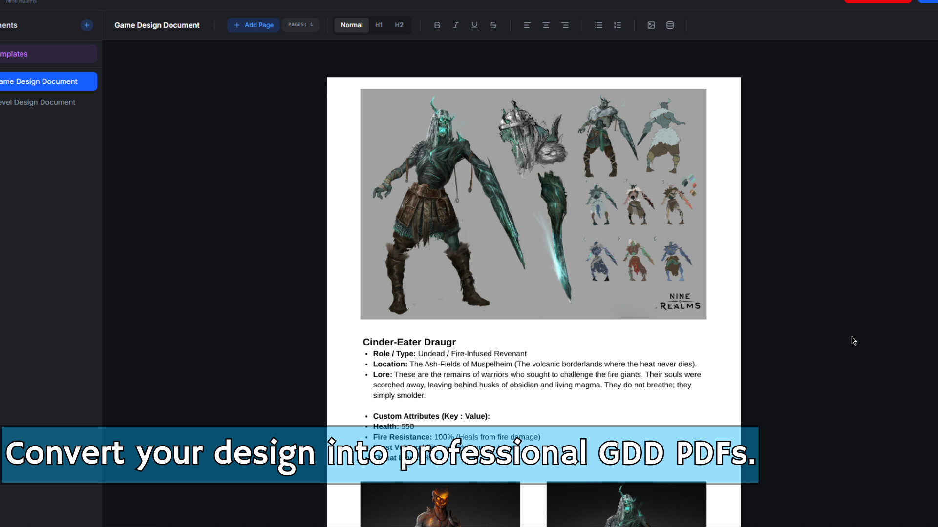 Luditect: Game Design Tool screenshot 2