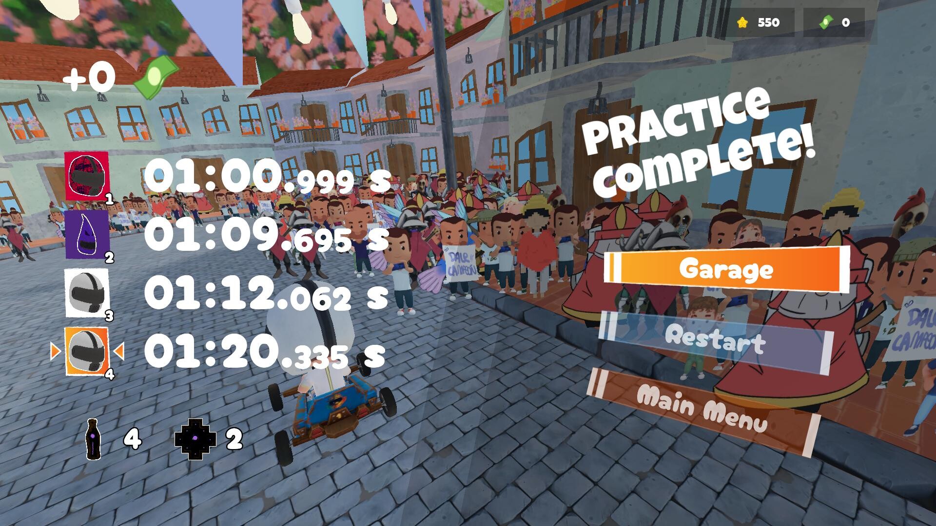 Embale - Wooden Kart Race screenshot #1