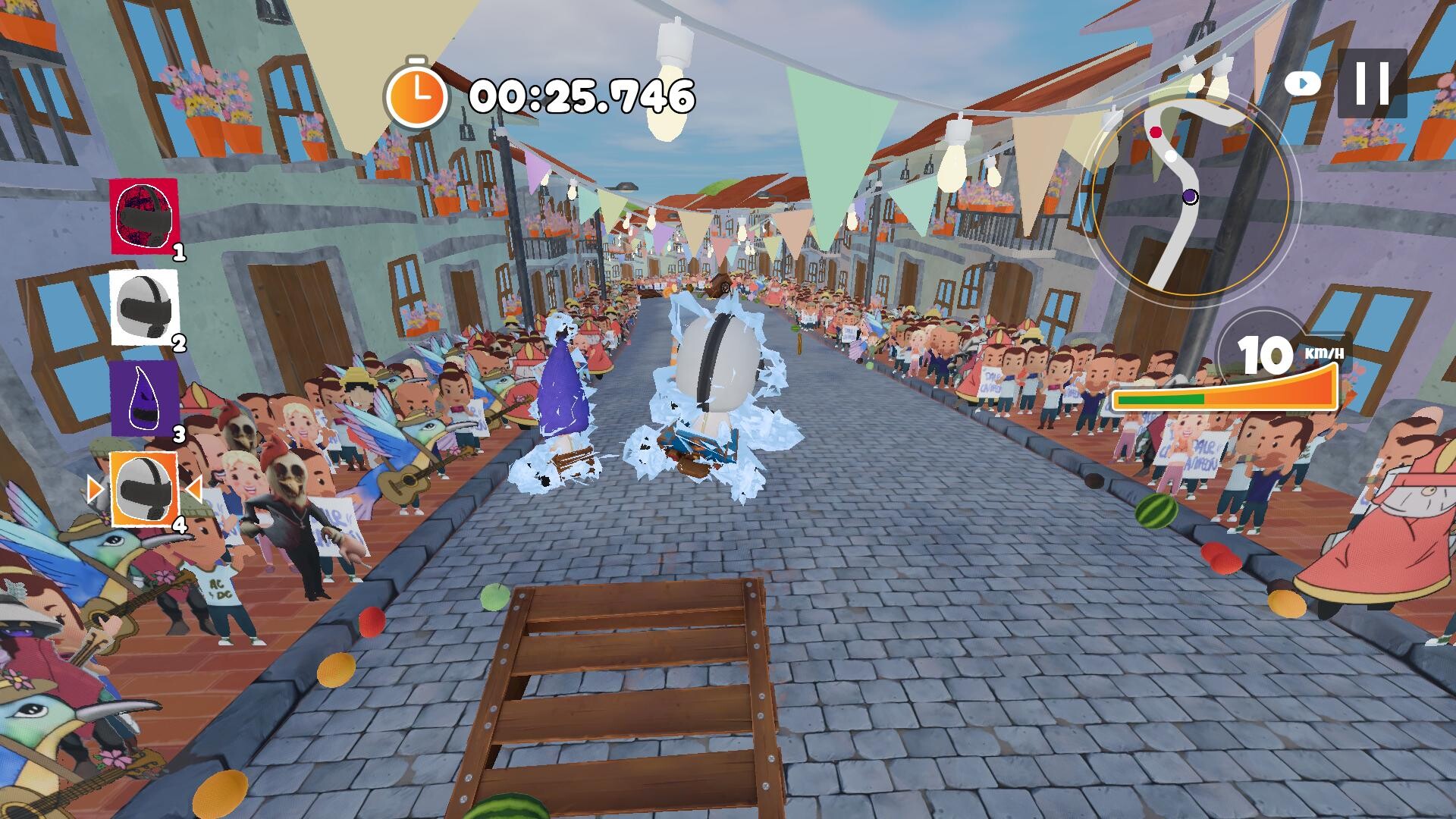 Embale - Wooden Kart Race screenshot #2