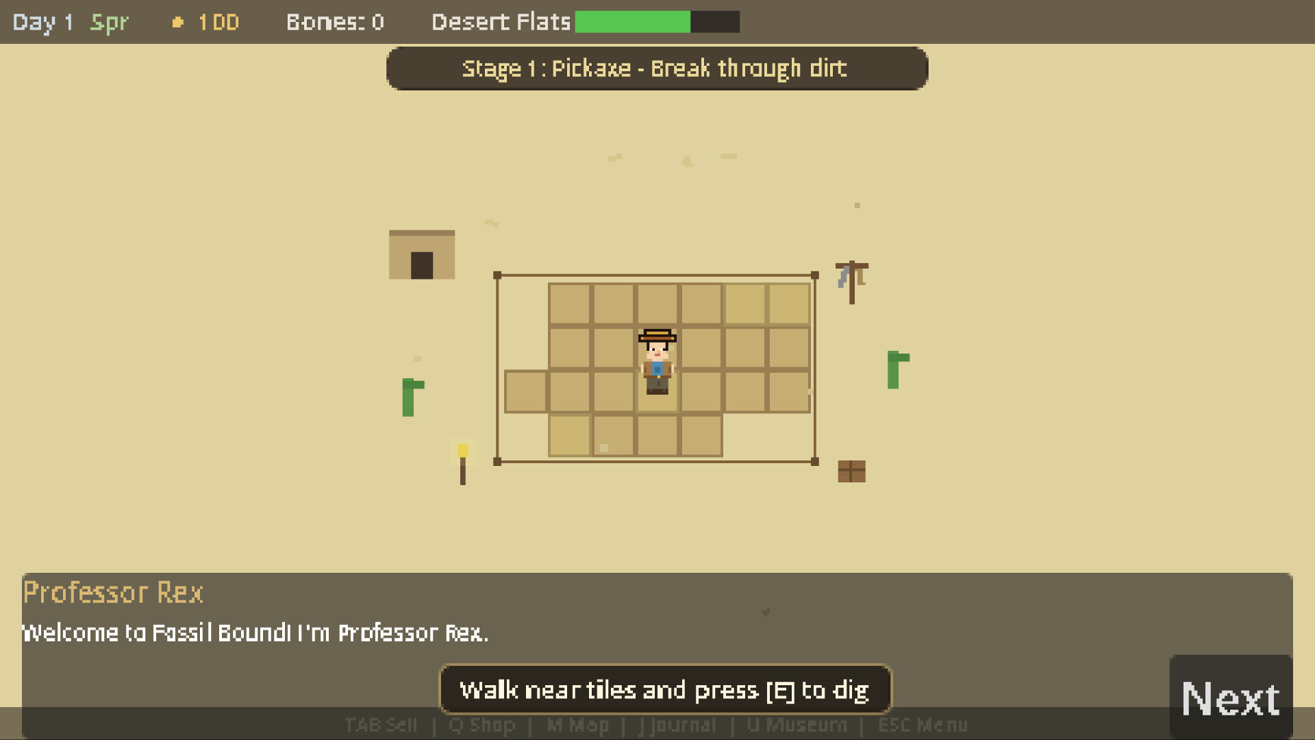 #3. Fossil Bound (Steam) Oleh: Fossil Studios