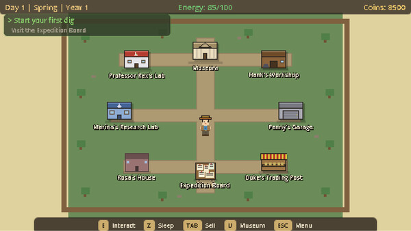 Fossil Bound game for Linux 1