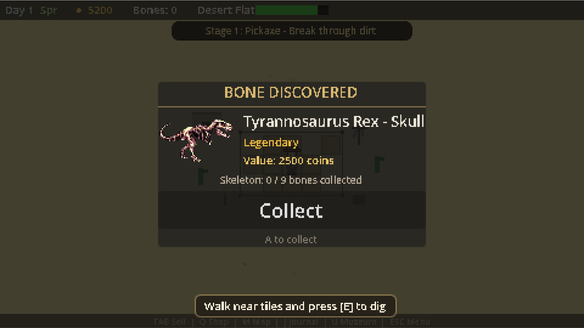 #1. Fossil Bound (Steam) Oleh: Fossil Studios