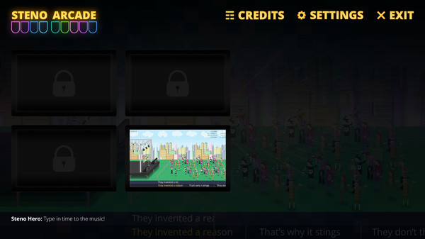 Screenshot z Steno Arcade Screenshot z Steno Arcade