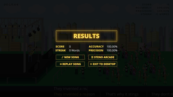 Screenshot z Steno Arcade Screenshot z Steno Arcade