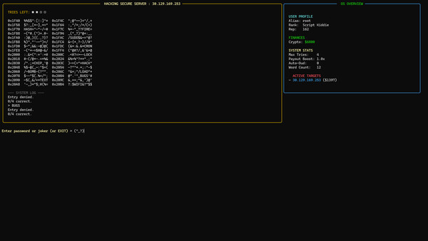 Terminal Hacker: Override.