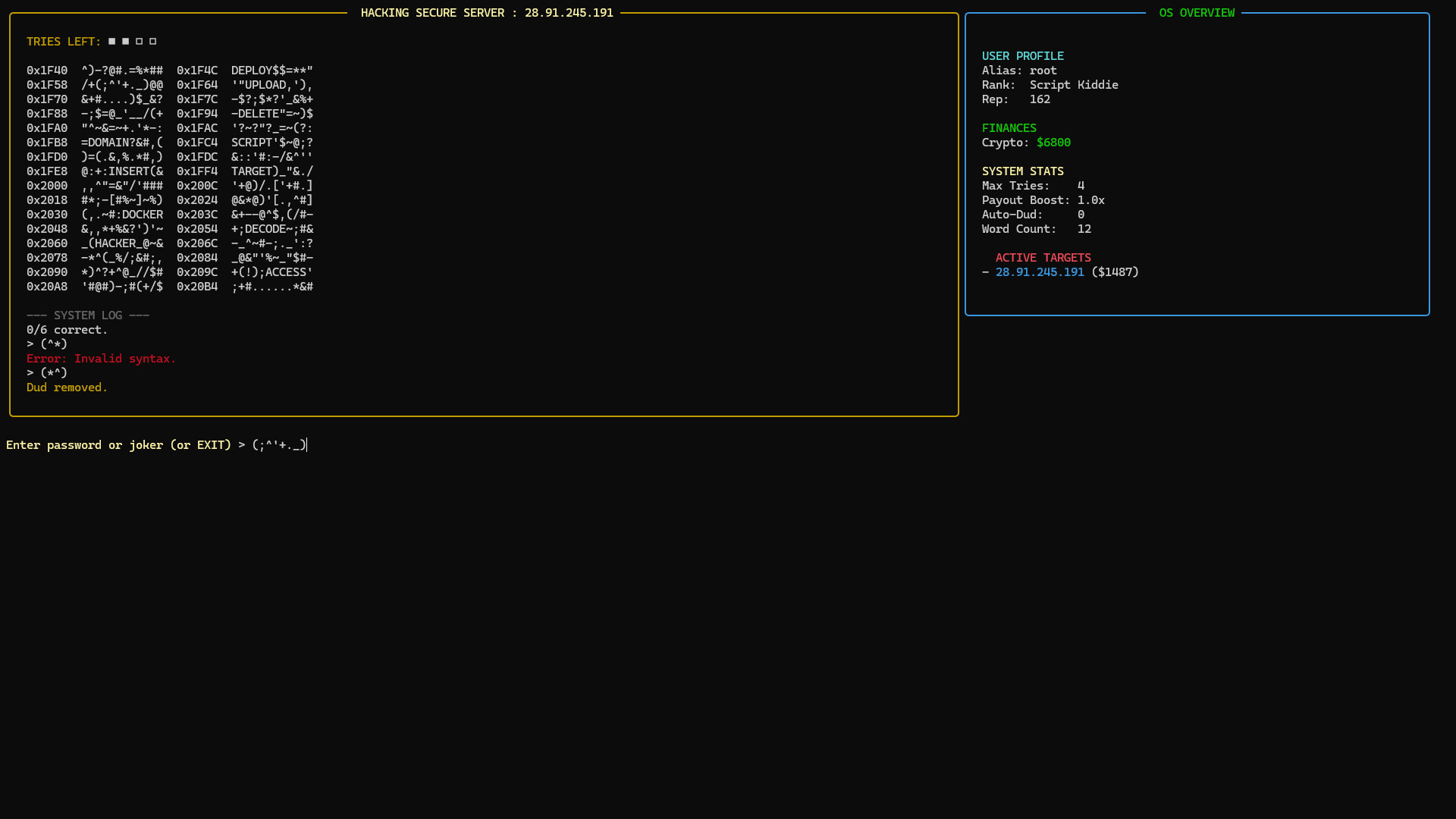 Terminal Hacker: Override screenshot #5