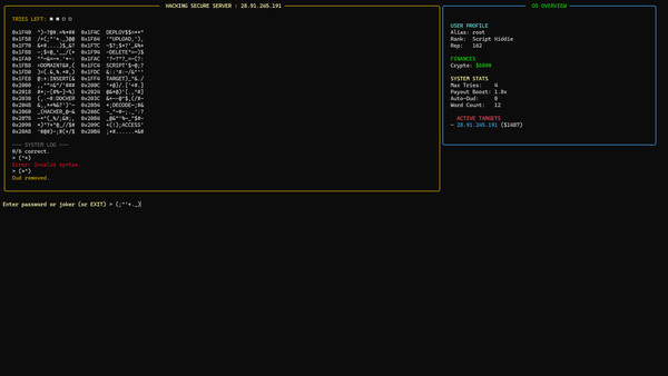 Terminal Hacker: Override.