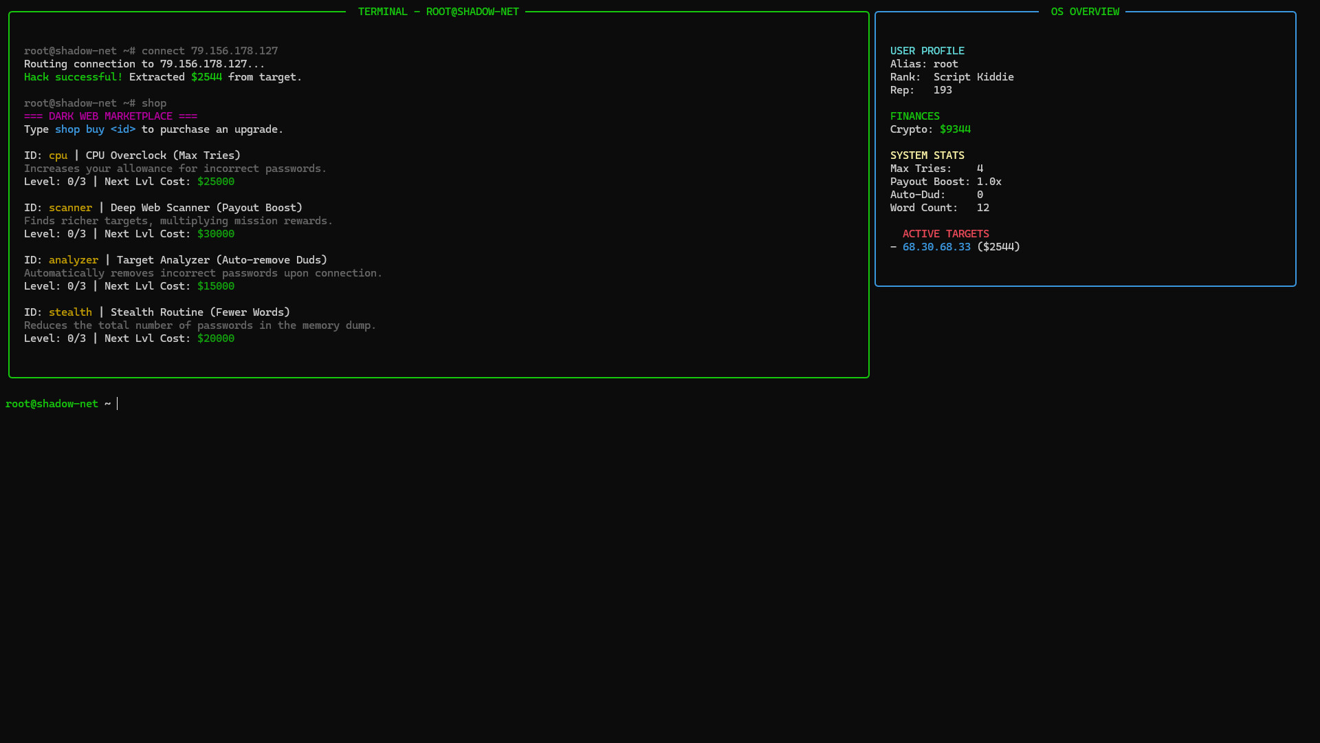 Terminal Hacker: Override screenshot #9