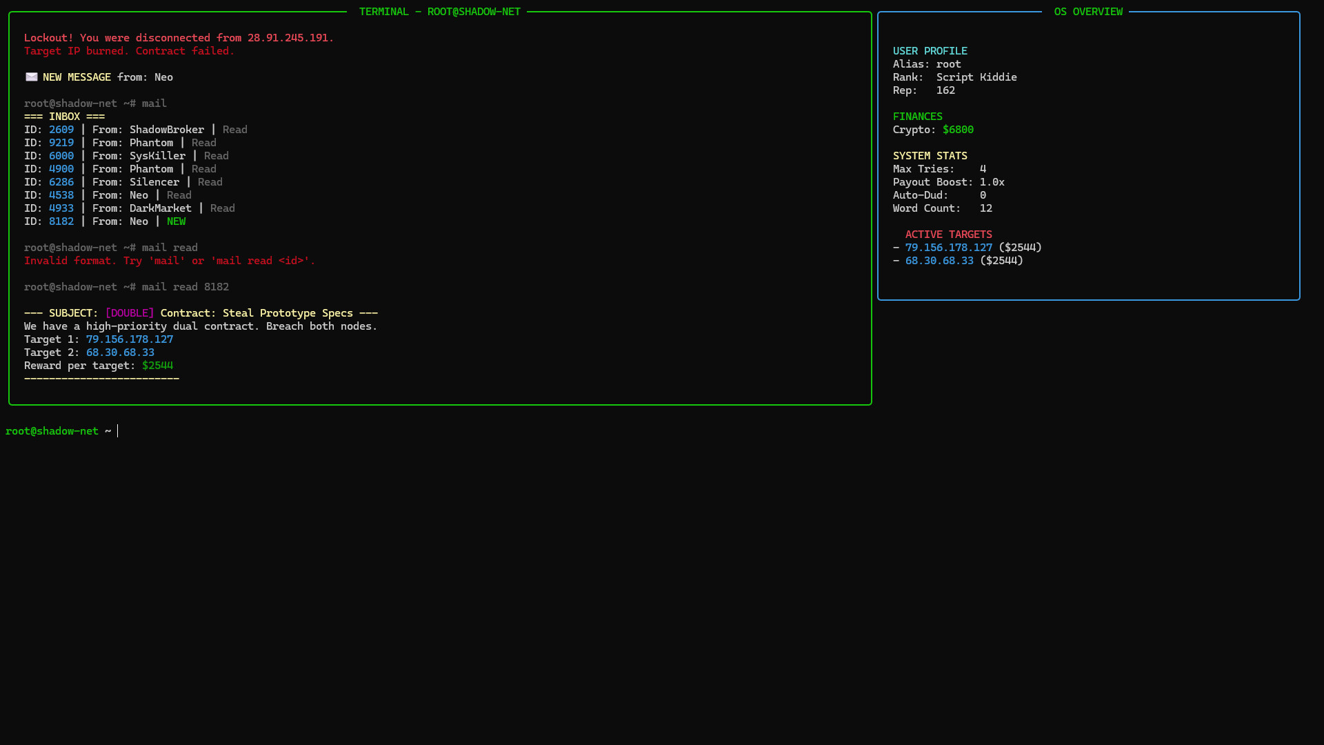 Terminal Hacker: Override screenshot thumbnail screenshot 5