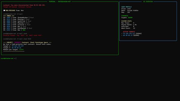 Terminal Hacker: Override