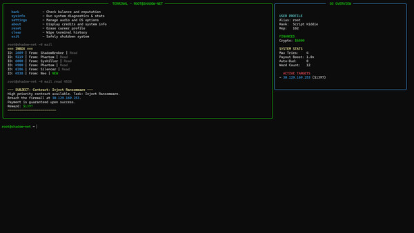 Terminal Hacker: Override.