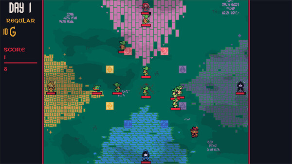 Screenshot of Maiden Hand gameplay showing in-action mechanics
