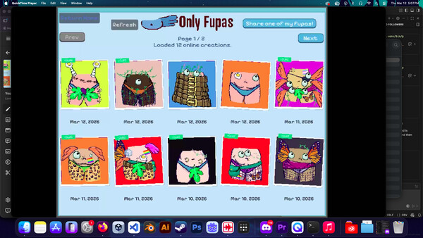 Fashion FUPA game for Linux 1