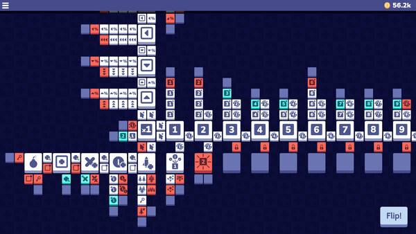 Screenshot of Click Flip gameplay showing in-action mechanics