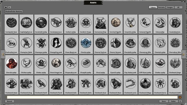 Fantasy Grounds - Shadowfinder Complete Bestiary for Shadowdark RPG
