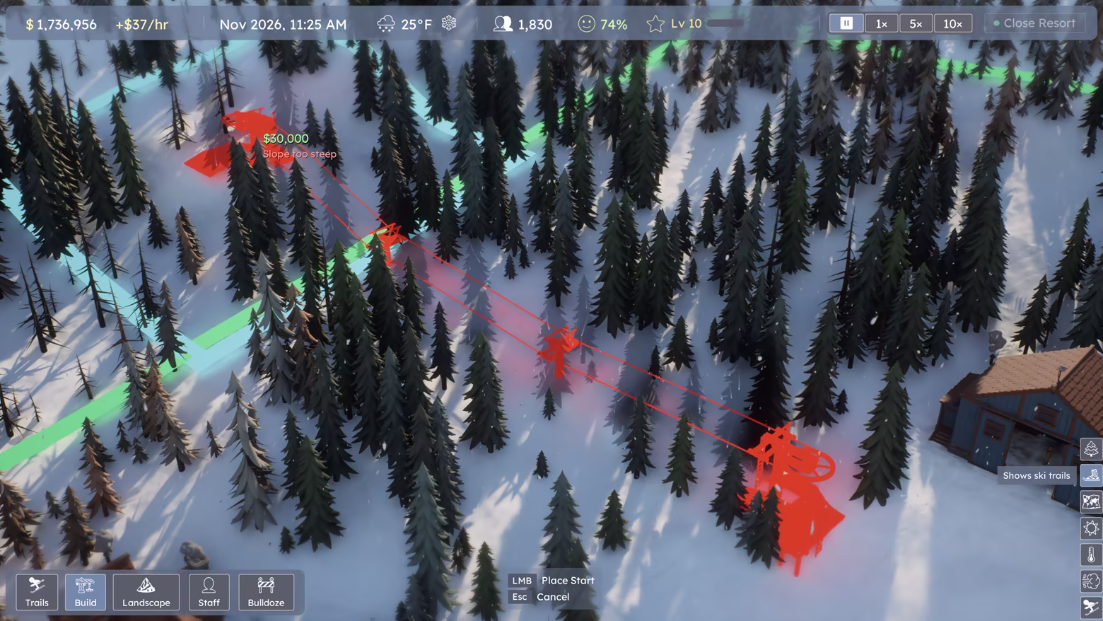 Ski-E-O! Ski Resort Tycoon screenshot 2