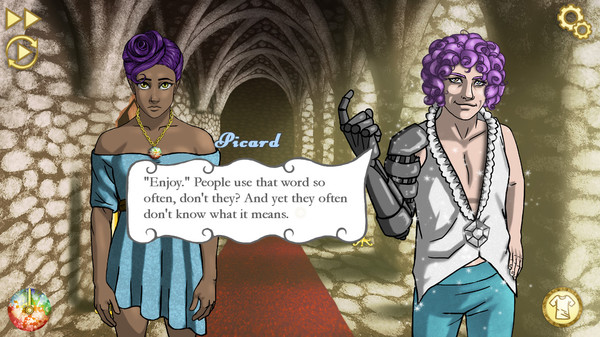 Screenshot z Serafina's Crown