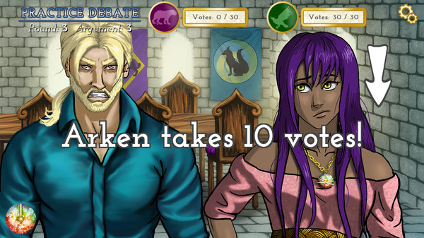 Screenshot z Serafina's Crown