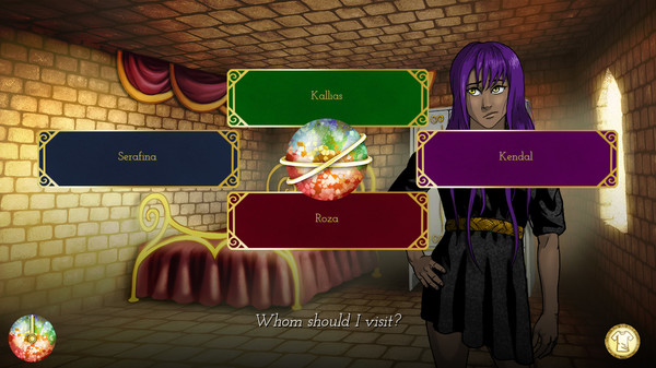 Screenshot z Serafina's Crown