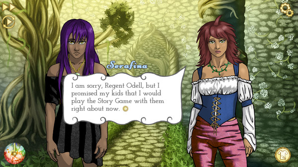 Screenshot z Serafina's Crown