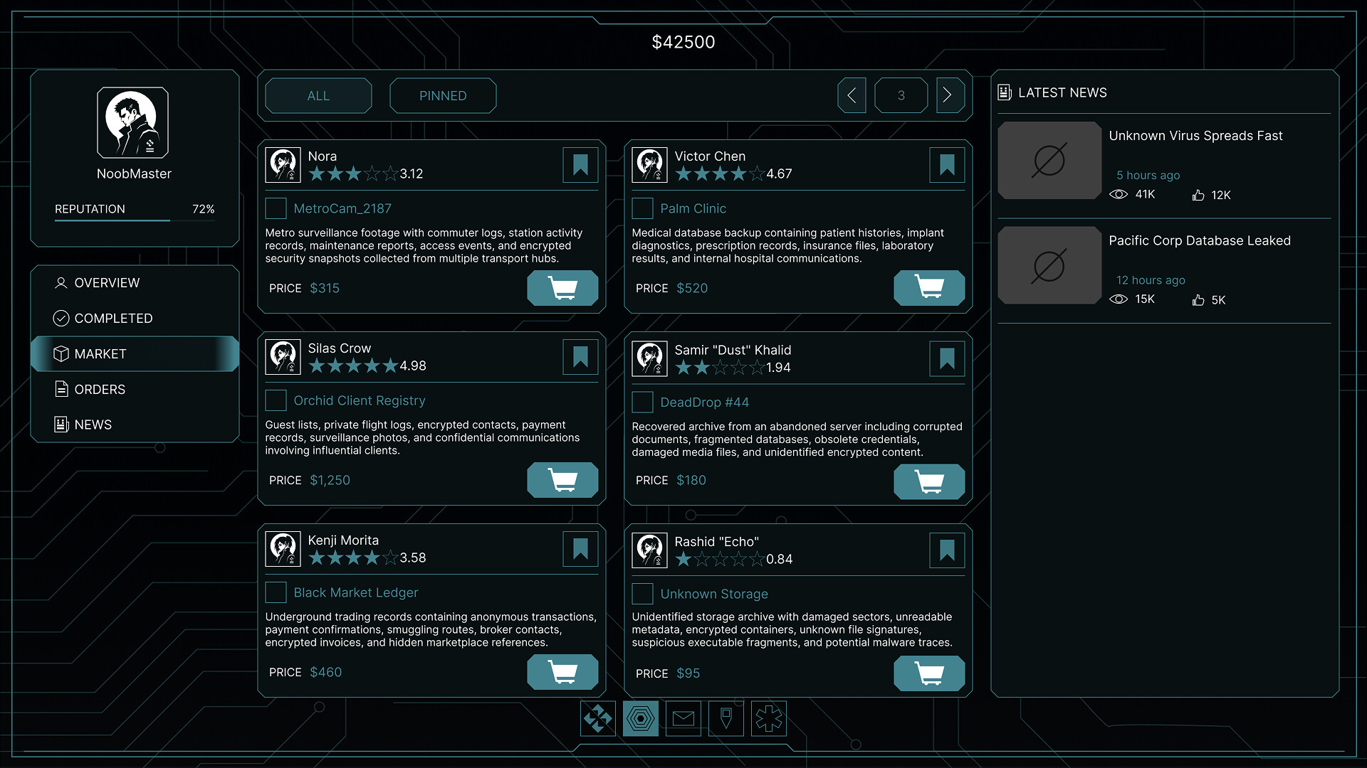 Data Trader screenshot 1