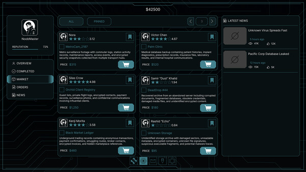 Data Trader screenshot 1