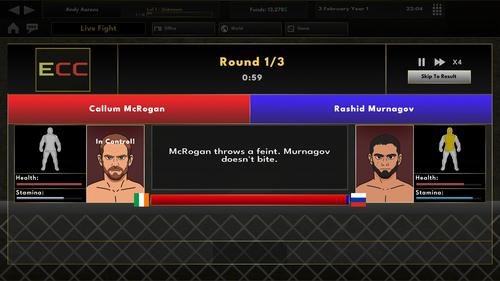 Elite MMA Manager screenshot 2
