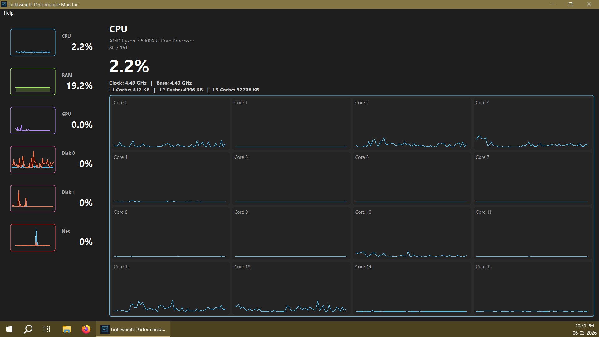 Lightweight Performance Monitor screenshot 6