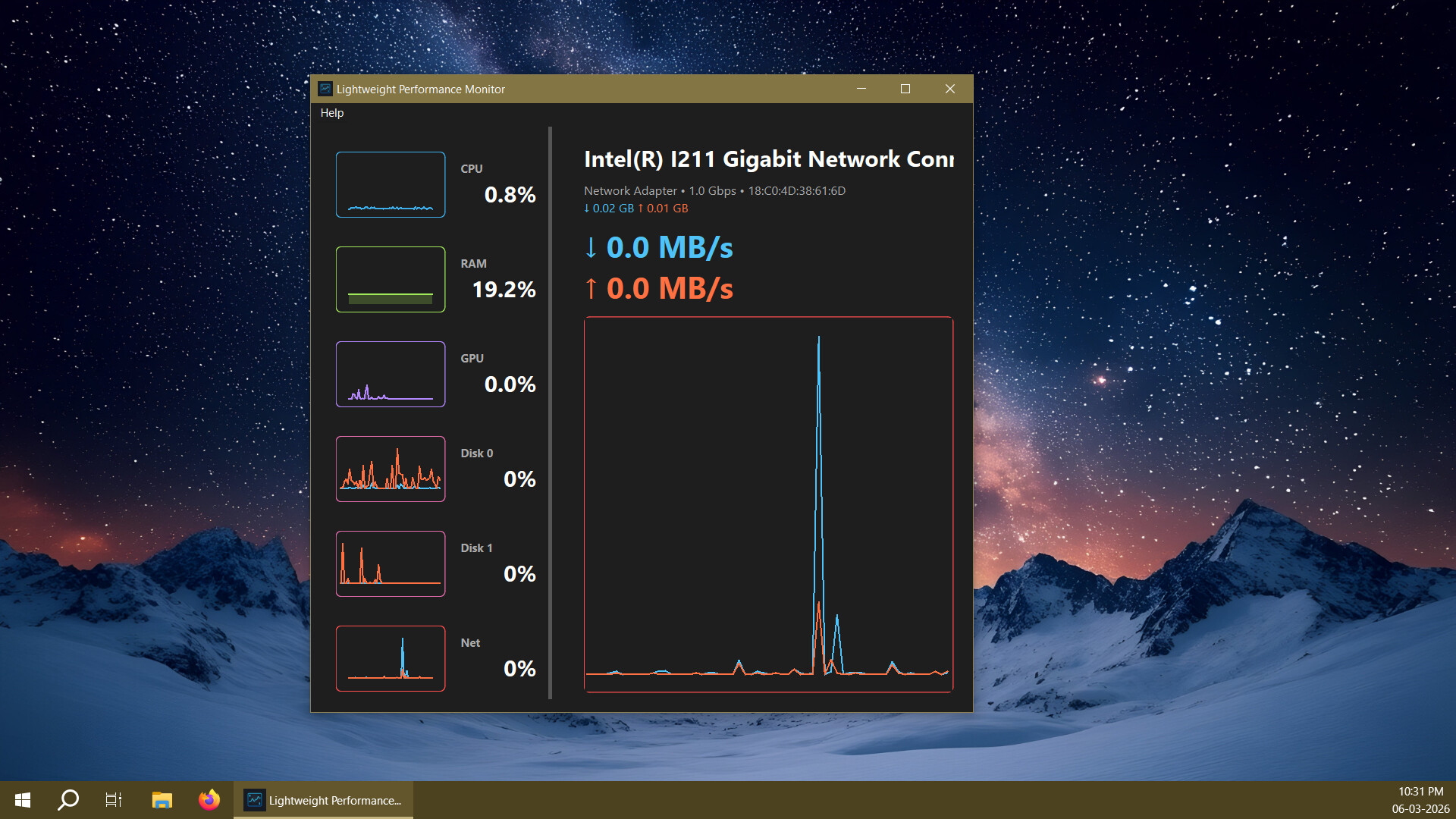 Lightweight Performance Monitor screenshot 5