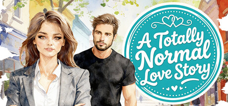 A Totally Normal Love Story header art