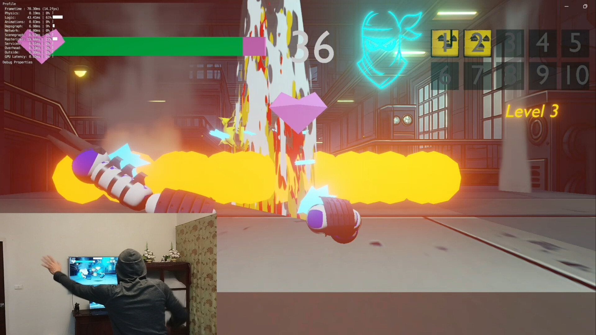 Ninja Vs Bomb screenshot #3