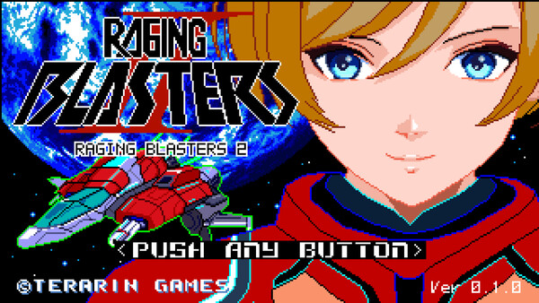 Screenshot of Raging Blasters 2 gameplay showing in-action mechanics