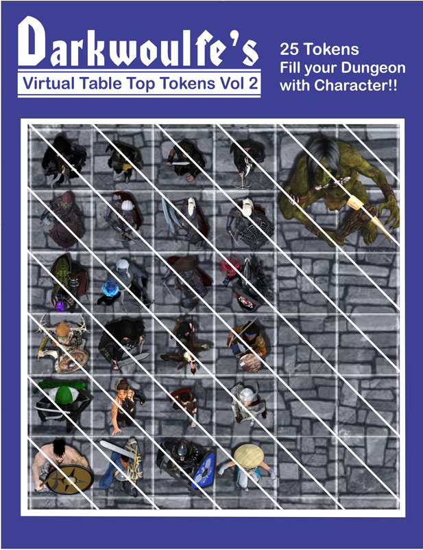 Fantasy Grounds - Top-Down Tokens - Darkwoulfe's Token Pack Vol 2 Featured Screenshot #1