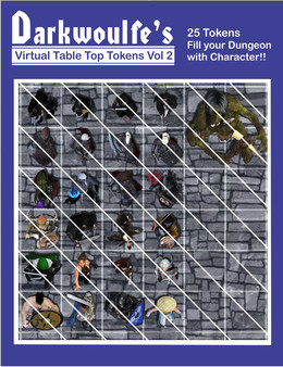 Fantasy Grounds - Top-Down Tokens - Darkwoulfe's Token Pack Vol 2