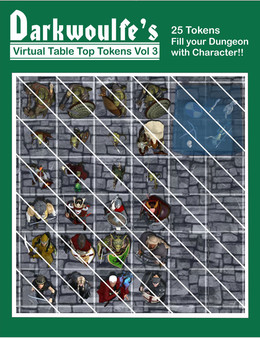 Fantasy Grounds - Top-Down Tokens - Darkwoulfe's Token Pack Vol 3