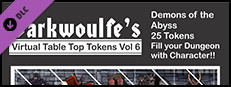 Fantasy Grounds - Top-Down Tokens - Darkwoulfe's Token Pack Vol 6 Small Capsule Image