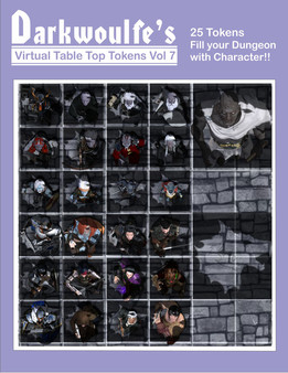 Fantasy Grounds - Top-Down Tokens - Darkwoulfe's Token Pack Vol 7