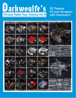 Fantasy Grounds - Top-Down Tokens - Darkwoulfe's Token Pack Vol 8