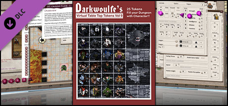 Fantasy Grounds - Top-Down Tokens - Darkwoulfe's Token Pack Vol 9 Header Image