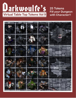 Fantasy Grounds - Top-Down Tokens - Darkwoulfe's Token Pack Vol 9