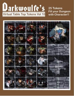 Fantasy Grounds - Top-Down Tokens - Darkwoulfe's Token Pack Vol 10