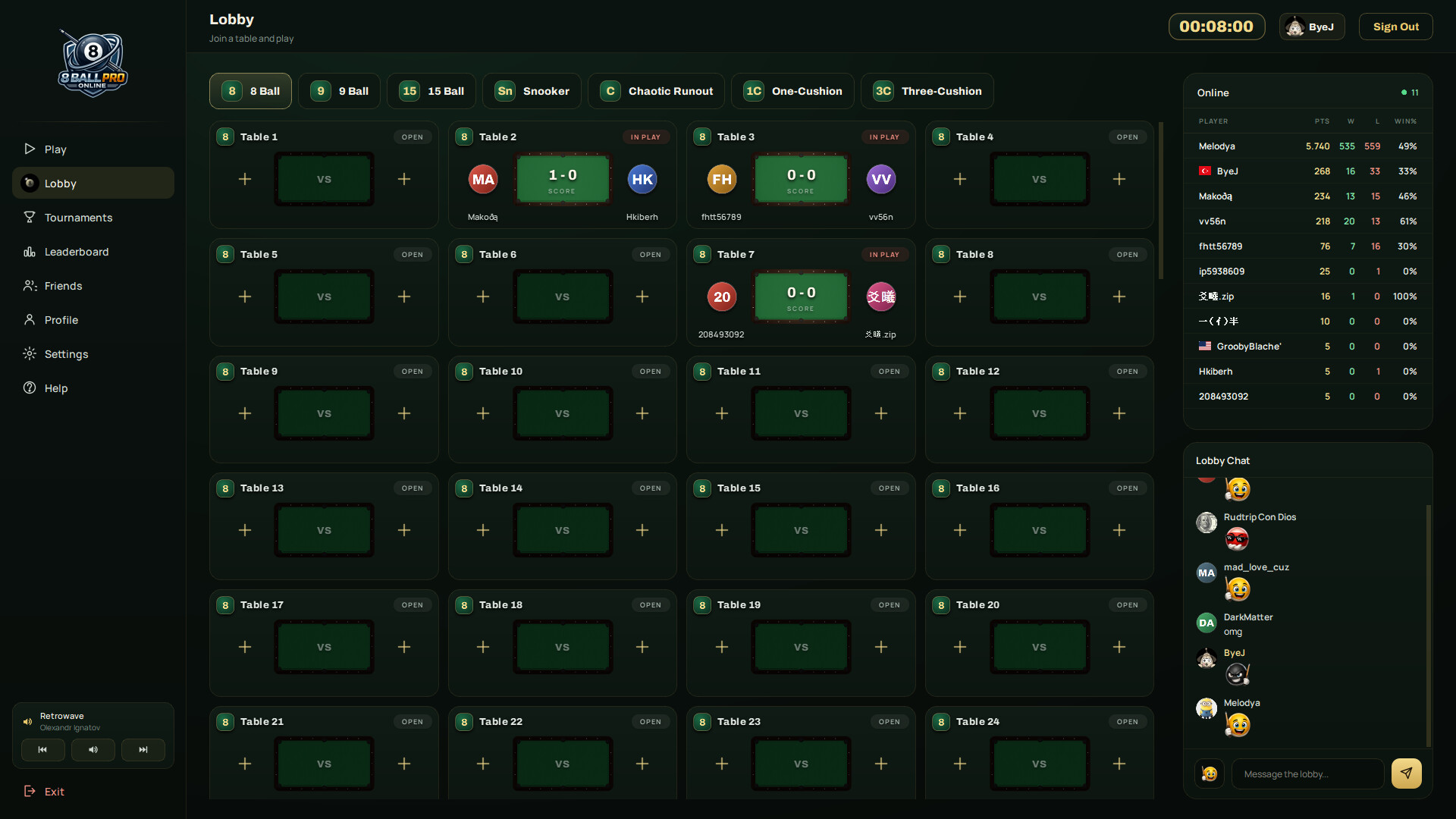 8 Ball Pro Online screenshot #3