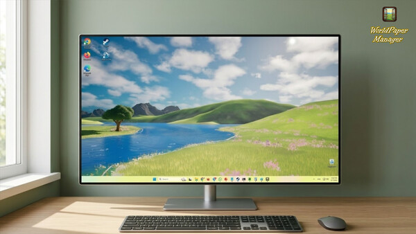 WorldPaper - 3D Wallpaper Manager game for Linux 1